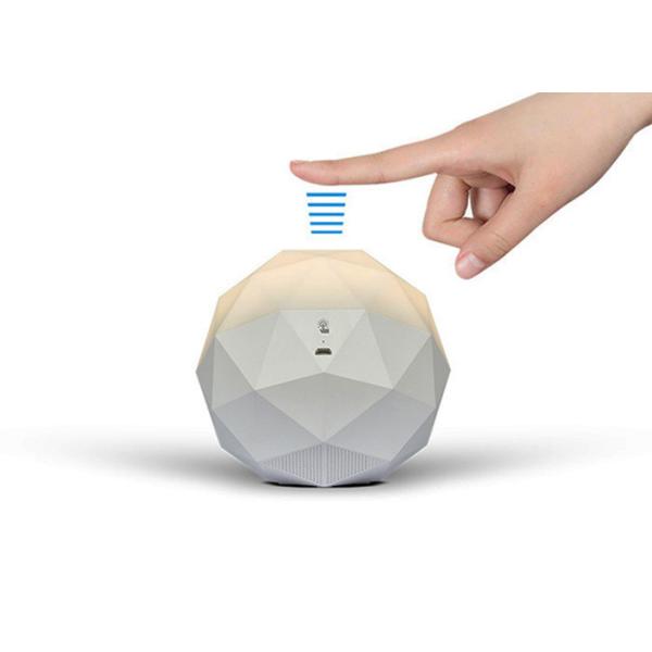 Childrens Night Light Voice Controlled Diamond Lamp With 1200mAh Rechargeable