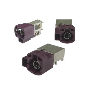 Cheap FAKRA HSD Connector Right Angle Type For GPS Telematics Or Navigation for sale