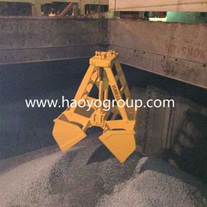 6~12m3 HAOYO low height single hook wireless radio remote controlled grabs