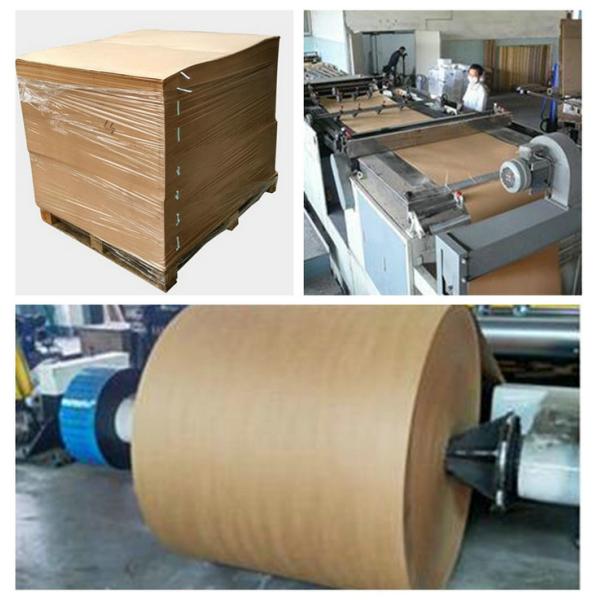 Brown Kraft Paper Roll 100GSM Environment Friendly Natural Brown Kraft Paper Jumbo Roll For Making Bag