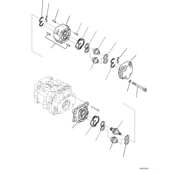 705-41-07180 7054107180 For Komatsu PC35MR-3 PC35MR-2 PC38UU-3 EXCAVATORS Hydraulic Main Pump Gear pumps LOADER PUMP SWITCH PUMP Piston Pump PUMP ASSY