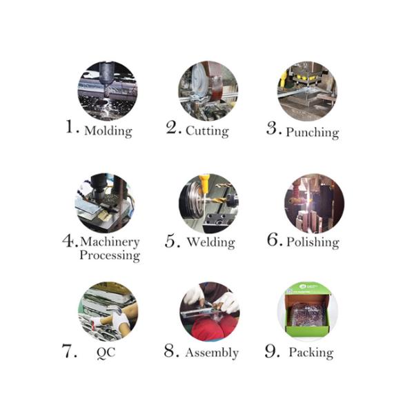 ECT Finish Aluminium Door Handle For Interior Door