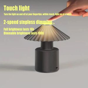 Portable USB Rechargeable LED Desk Lamp With ‌Adjustable Shade‌ For ‌Reading &