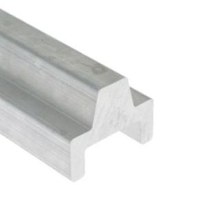 Transportation Extruded Aluminium Profile Guide Rail Anodic Oxidation Surface