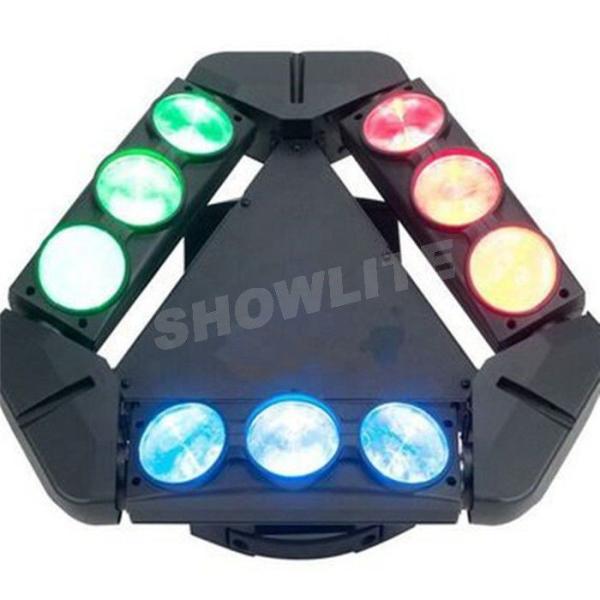 Quality 9x10w Rgbw 4 In 1 Led Spider Beam Moving Head Light Mixing Color Night Club DJ Effect Light wholesale