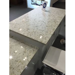 Pre cut quartz stone vanity top Eased Edge Water Absorption < 1.0%