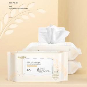 Customized Private Label Unscented Baby Water Wipes Natural Fabric Biodegradable