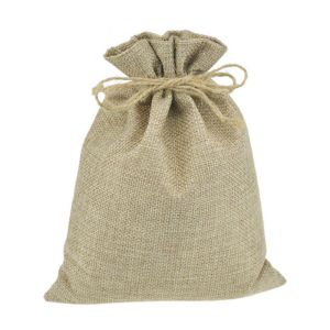 Drawstring 20cm 50cm String Jute Shopping Bag