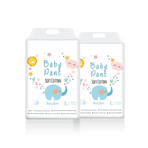 Custom Non Woven Fabrics Disposable Baby Diapers 500-1000ml Absorbency