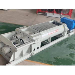 Automated Red Brick Making Machine 30 - 40m³/H Capacity Horizontal Paddle Mixer