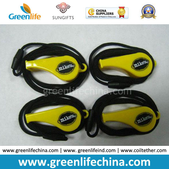 Quality High Quality Custom Logo Yellow Whistle W/String Combo wholesale