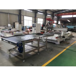 Automatic Feeding Wood Cabinet Making Machine 1325 CNC machine drilling head