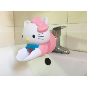 Nontoxic Hello Kitty Character PVC Kids Faucet Extender
