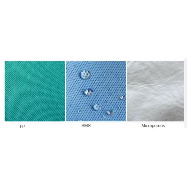 Type 5 / 6 Disposable Protective Coveralls , Chemical Resistant Coveralls Disposable