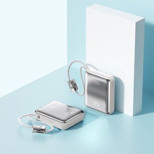 Multi Color Portable Fast Charger Power Bank With Digital Display 3 Device