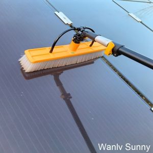 Water Fed Pole Kit for Manual Cleaning of Solar Panels in Challenging Environmen