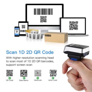 PDF417 Bluetooth 4.2 2.4ghz Wireless Barcode Scanner