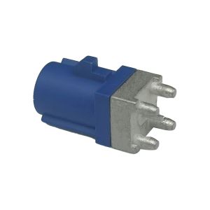 RF Connector FAKRA C Right Angle Plug PCB Mount For Navigation System Antenna