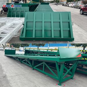 4m Width Mobile Loading Dock Ramps Portable Unloading Dock For Warehouse