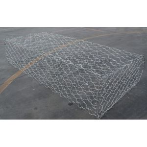 China Excellent Durability Zinc Coated Gabion Box For Flood Control Retaining Wall on sale