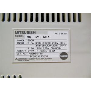 MR-J2S-60A Mitsubishi AC Servo Drive 600W 50/60HZ NEW & ORIGINAL