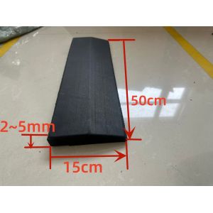 Cheap Heavy Duty Solid Black Gym Rubber Flooring Tile 20mm - Tile (1m X 1m) with Edge Corner and Clips for sale