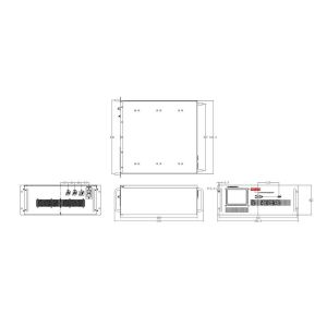 10.5-12.75 GHz Ku Band Power Amplifier Psat 500 W Linear RFPower Amplifier