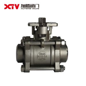 Three-Piece Threaded/Butt Welded High Platform Ball Valve with Customization