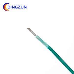 Electric UL3075 Silicone Rubber Insulation Fiberglass Braided Wire For Lighting