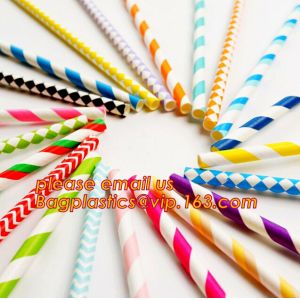 wholesale party biodegradable cocktail drinking paper straws,Disposable Wrapped