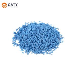 Elastic Practical EPDM Crumb Rubber , Anti Corrosion Playground Pellets