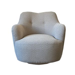 Comfort Upholstered Swivel Chairs Modern Swivel Accent Chair With Curved