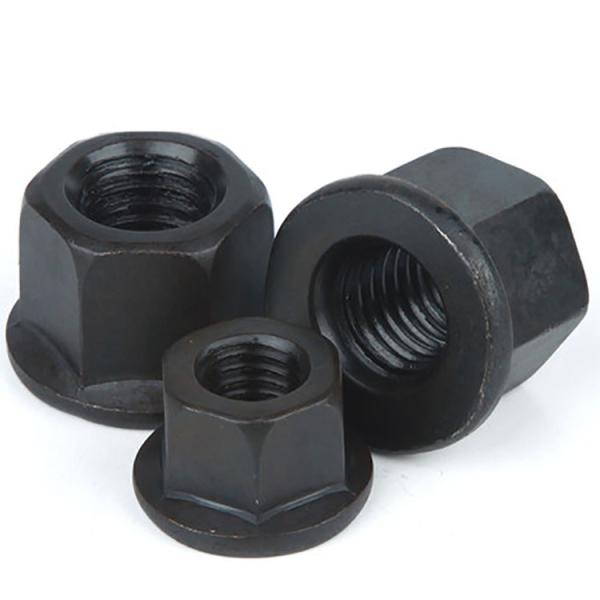 Quality Grade 10 Black Oxide Coating Large Hexagon Flange Nuts wholesale