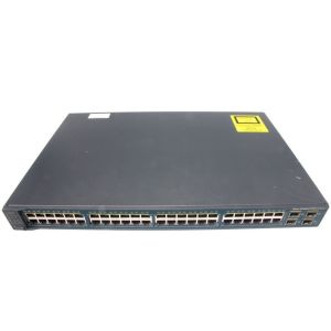 Cheap 48 Ethernet Ports Cisco Network Switch 4 Expansion Slots WS-C3560V2-48TS-E for sale