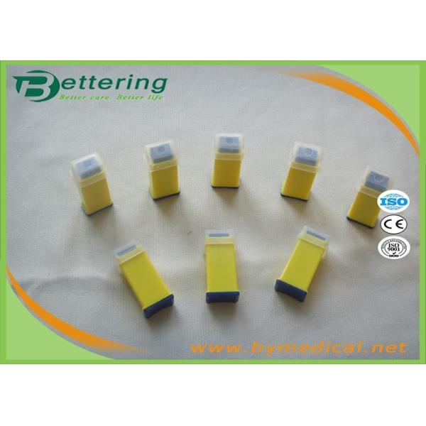 Quality 26G Yellow Colour Sterile Auto Pressure Activated Safety Blood Lancet Asepsis Blood Sample Collecting Needle wholesale