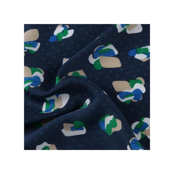 Factory Wholesale Recycled Poly Island Dot Recycle Fabric