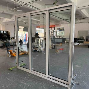 Security System Function Alumimum Sliding Glass Door With Custom Design And
