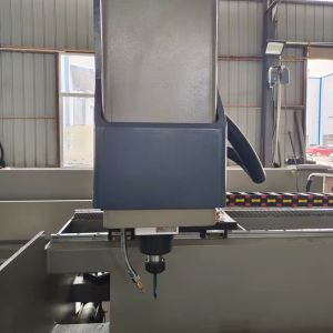 Worktable +-90° turn Aluminum Window Profile CNC Drilling Milling Machinery