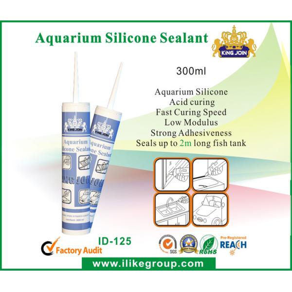 Low Modulus Aquarium Silicone Sealant High Temperature , Sealing Adhesive