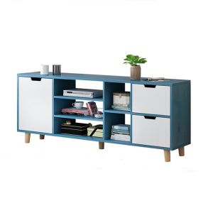 Cheap Waterproof Moisture Proof Laminate Particle Board TV Stand White High Gloss for sale