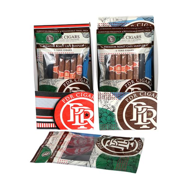 Quality Customizing Packaging Cigar Humidifier Bags With Top Zipper Portable wholesale