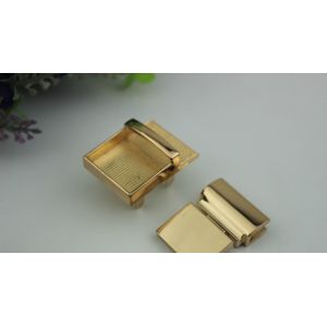 Hot sale Zinc Alloy High End 4 Colors Hardware Push Button Bag Lock