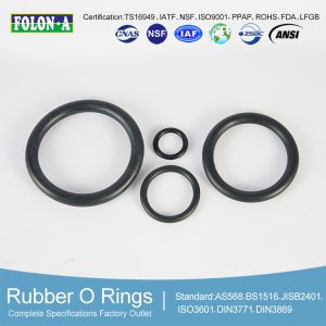 Cheap Tensile Strength Black NBR O Rings Smooth Surface -25.C To 100.C Temperature Range for sale