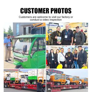 Electric Waste Truck Container Garbage Truck Mini Garbage Truck Garbage Vehicle