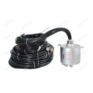 10 Circuits Ethernet Signals Low Temperature Slip Rings Assembly With Plug &