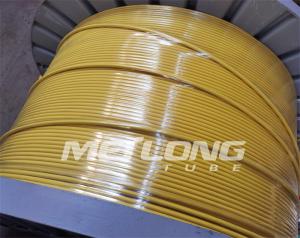 Cheap PVDF 12000M Encapsulated Control Line Round Rectangular Capillary Coiled Tubing for sale