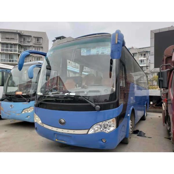 Quality ZK6938H9 Blue Used Yutong Buses 39 Seats Used Journey Bus 2010 YEAR Great Performance wholesale
