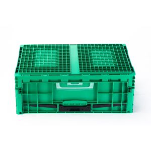 Industrial Tool Storage Box Foldable Stackable Plastic EU Crate with Customized