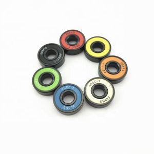China Custom Packed Skateboard Bearings 608ZZ 608 RS 2RS Skateboard Deep Groove Ball Bearings on sale
