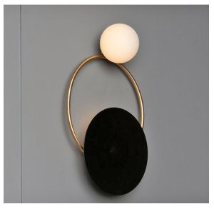 LED Wall bed lamp Designer Creative Spherical Metal Wall Lights Fixures (WH-OR